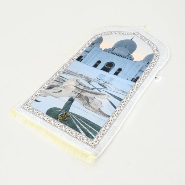 Sajadah Threem 3D White Mosque