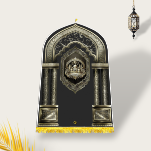 Sajadah Threem Jumbo Rosemary Black