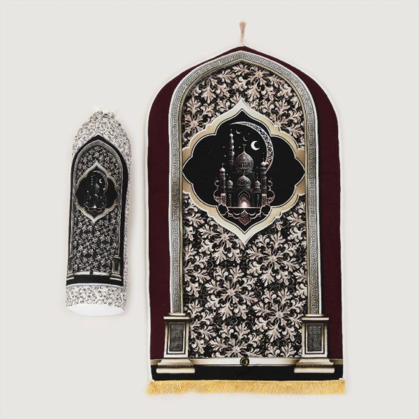 Sajadah Threem Jumbo Rosemary Maroon