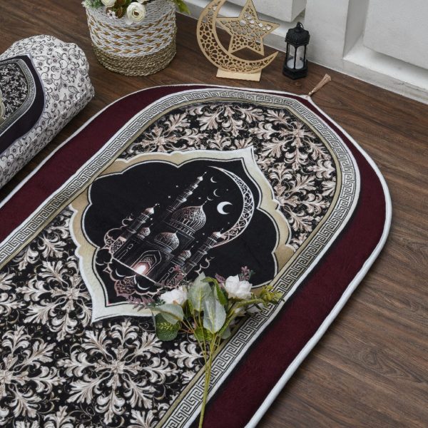 Sajadah Threem Jumbo Rosemary Maroon