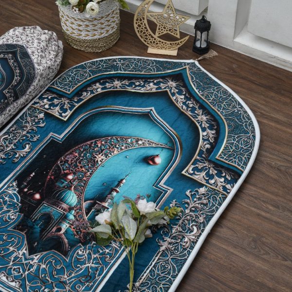Sajadah Threem Jumbo Rosemary Sky Blue